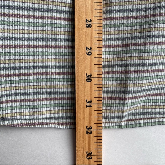 Patagonia Men’s Shirt 100% Organic Cotton Long Sleeve Check Plaid Size L - Picture 7 of 11